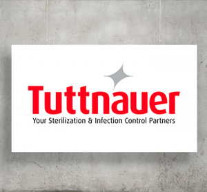 Tuttnauer logo with background