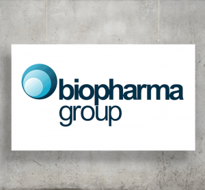 Biopharma Group logo with background