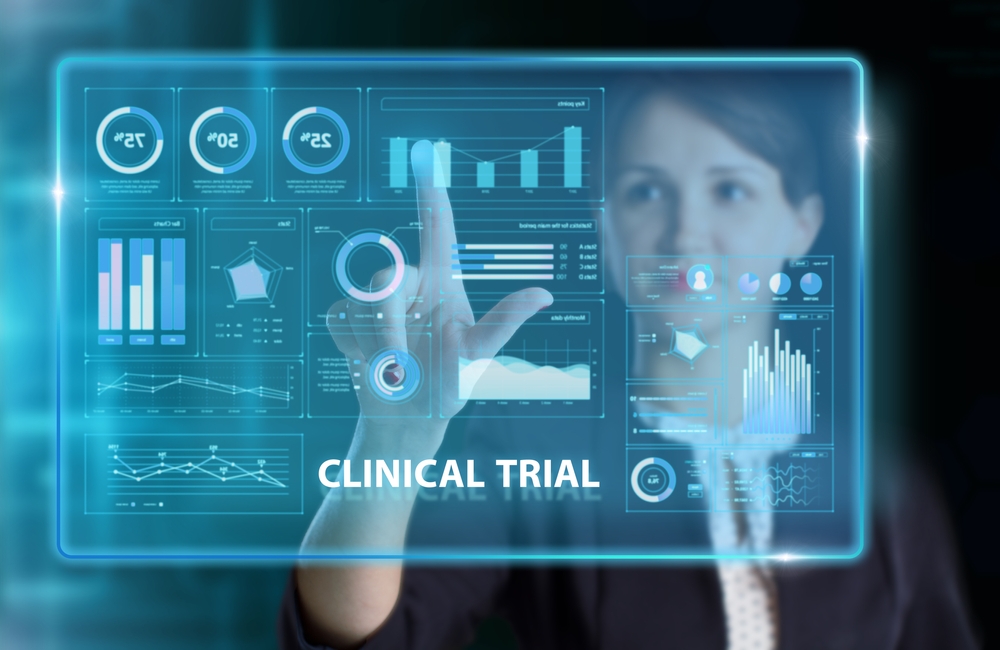 clinical trial data concept