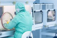 Aseptic processing in cleanroom image