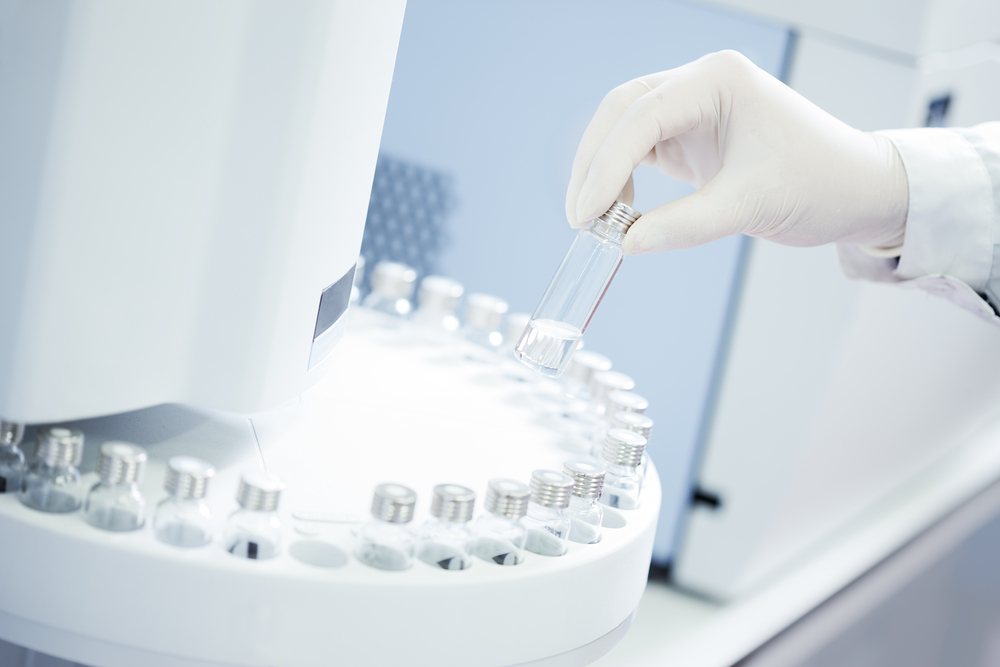 How is liquid chromatography used in the pharmaceutical industry?