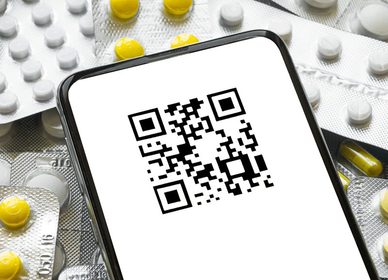 QR code to scan to obtain product information